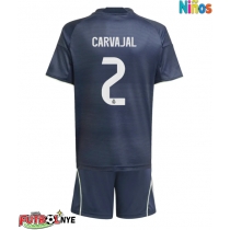 Camiseta Real Madrid Daniel Carvajal #2 Visitante Equipación para niños 2025-26 manga corta (+ pantalones cortos)